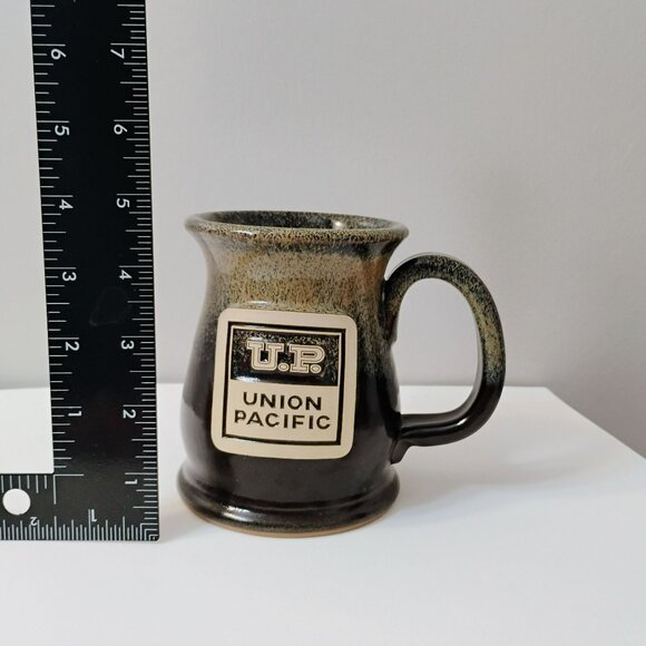 Union Pacific Railroad Pottery Mug Handcrafted USA Transportation Collectible - Picture 3 of 7